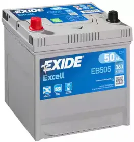 EB505 EXIDE Стартерная аккумуляторная батарея